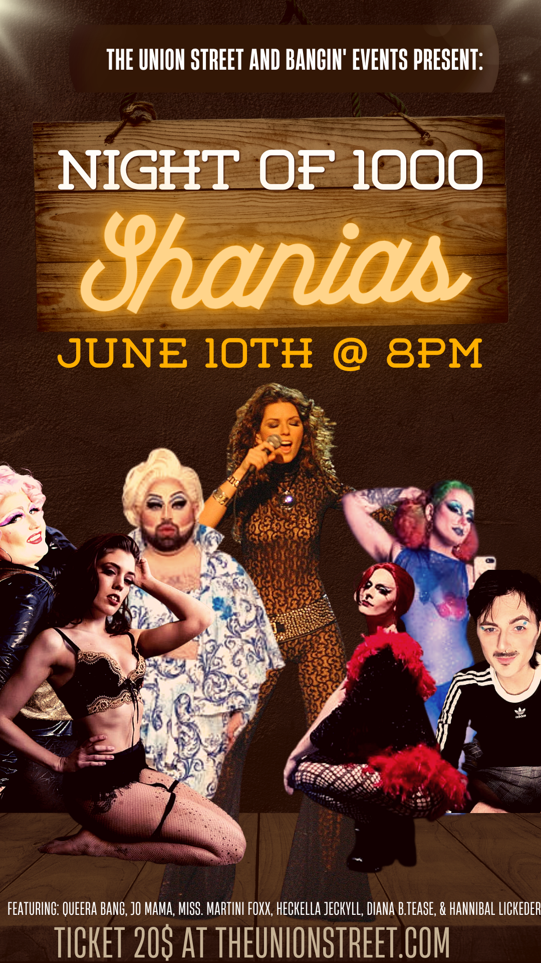 NIGHT OF 1000 SHANIA’S