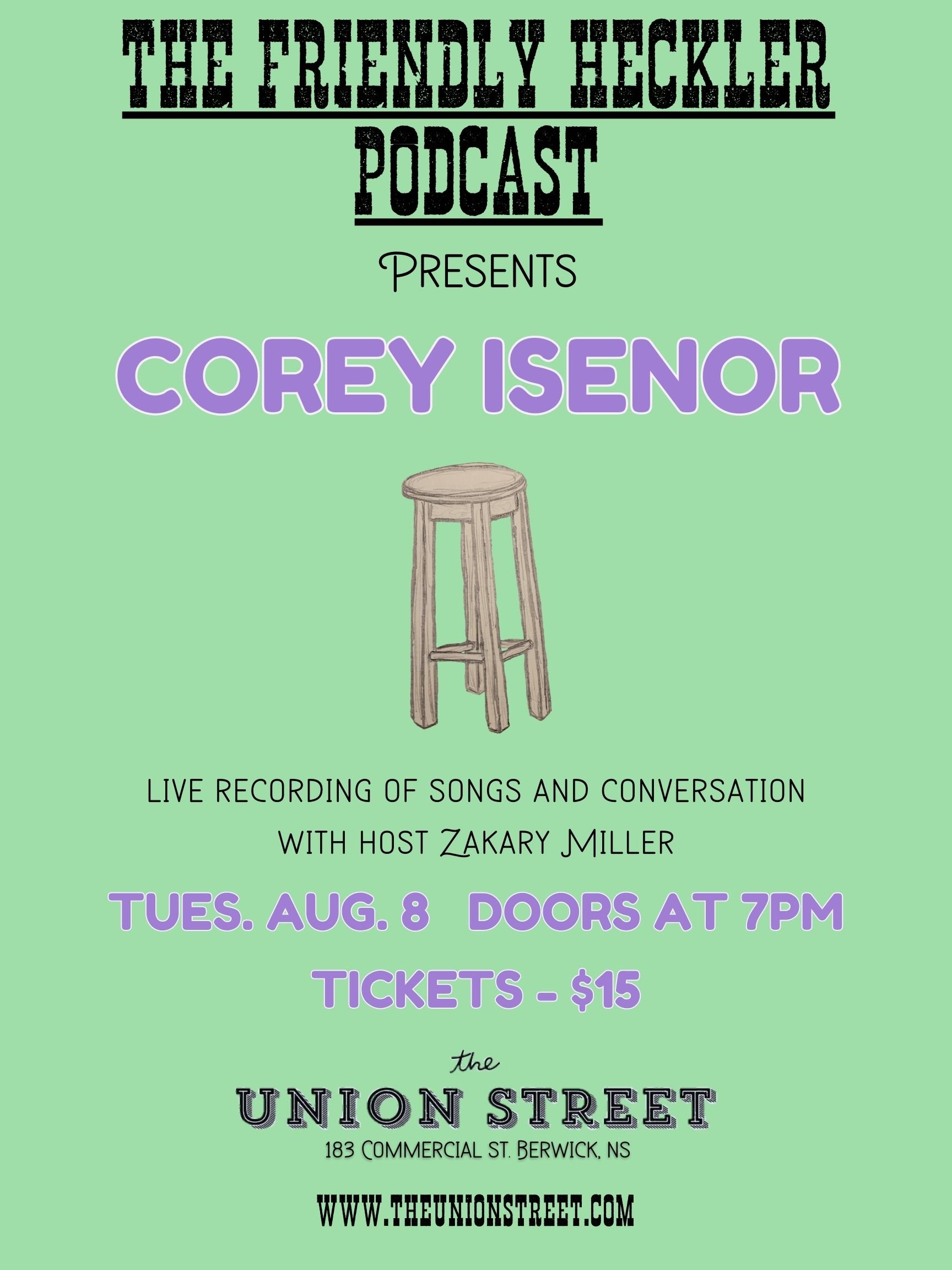 FRIENDLY HECKLER &amp; COREY ISENOR